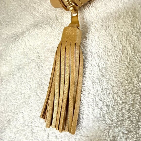 Portland Leather Goods Premium Champagne Taco Tassel Pouch - Brand New - Picture 8 of 8